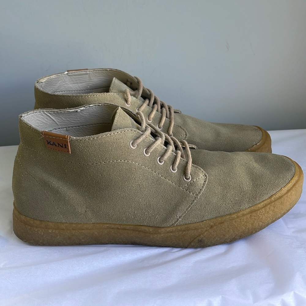 Karl Kani Y2K Chukka Desert Leather Boots Delaney Men’s Tan Size 8.5